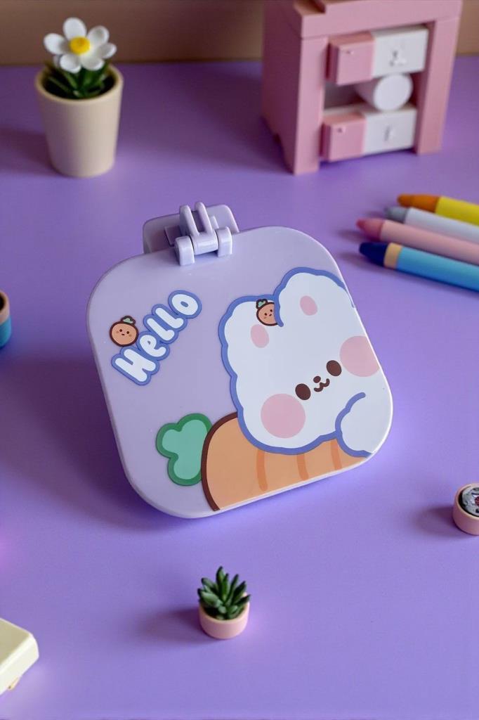 Accessories Mor Renk Tarak / Ayna Seti, Kız Çocukları İçin Doğum Günü Hediyesi