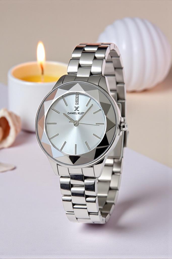 Metalik Kadın Kol Saati - Orijinal - Kesme Cam - Çelik Kordon - 2 Yıl Garanti - Bileklik Hediye