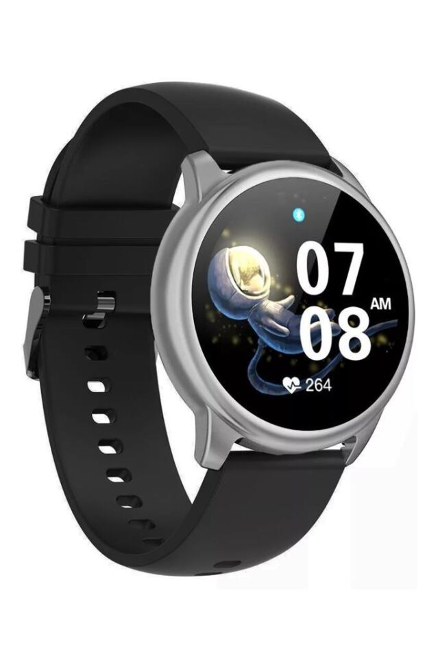 Daniel Klein Akıllı Saat Arama Konuşma Özellikli Siyah Silikon Kayışlı